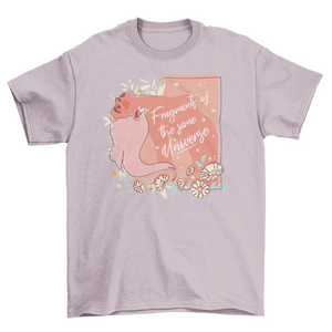 Girl universe mental health t-shirt