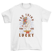 Load image into Gallery viewer, Cool esoteric lucky card t-shirt
