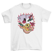 Load image into Gallery viewer, Fire Black Jack t-shirt
