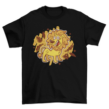 Load image into Gallery viewer, Cartoon lion wild animal t-shirt
