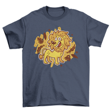 Load image into Gallery viewer, Cartoon lion wild animal t-shirt
