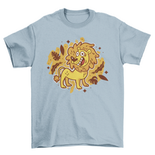 Load image into Gallery viewer, Cartoon lion wild animal t-shirt
