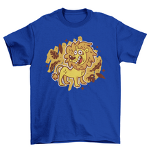 Load image into Gallery viewer, Cartoon lion wild animal t-shirt
