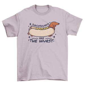 Funny dachshund dogs quote t-shirt design