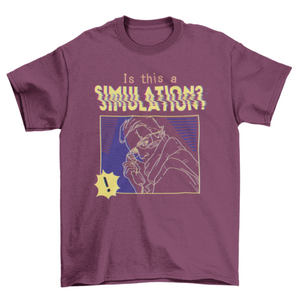 Cyber simulation t-shirt