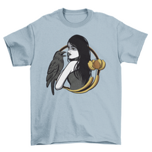 Load image into Gallery viewer, Beautiful sorceress with crow t-shirt
