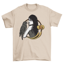 Load image into Gallery viewer, Beautiful sorceress with crow t-shirt
