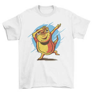 Bearded dragon dabbing t-shirt