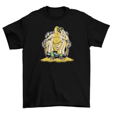 Load image into Gallery viewer, Ghost drinking beer t-shirt
