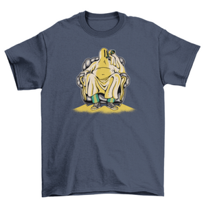 Ghost drinking beer t-shirt