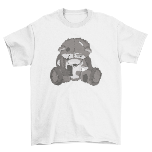 Zombie teddy bear toy t-shirt