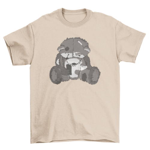 Zombie teddy bear toy t-shirt