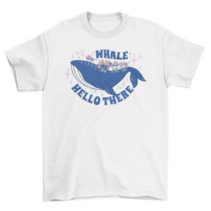 Cool whale quote t-shirt