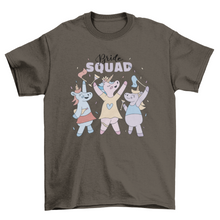 Load image into Gallery viewer, Bride unicorn squad t-shirt
