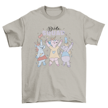 Load image into Gallery viewer, Bride unicorn squad t-shirt
