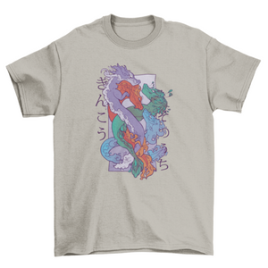 Ancient dragon creatures t-shirt