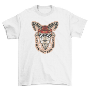 Gangster goat animal t-shirt