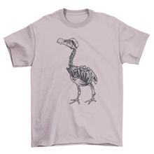 Load image into Gallery viewer, Skeleton dodo bird animal t-shirt design
