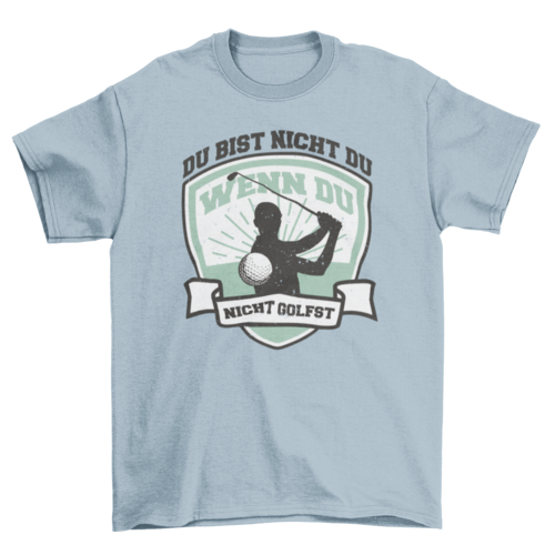 Pinehurst Person Golfing Badge | T-shirt