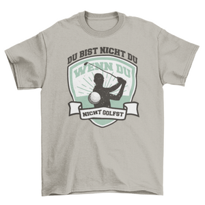 Pinehurst Person Golfing Badge | T-shirt