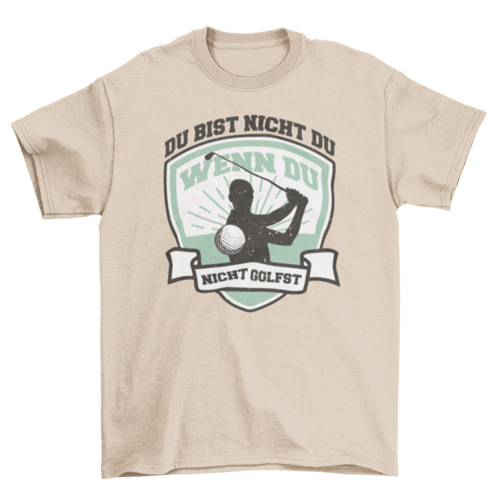 Pinehurst Person Golfing Badge | T-shirt