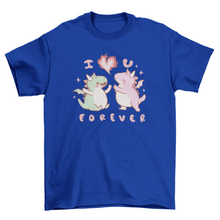 Load image into Gallery viewer, Cute dragons love you t-shirt
