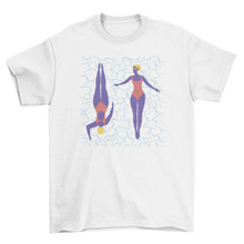 Load image into Gallery viewer, New Mexico Guy Graphic T-shirt Women Swimming | New Mexico Collection
