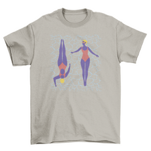 Load image into Gallery viewer, New Mexico Guy Graphic T-shirt Women Swimming | New Mexico Collection
