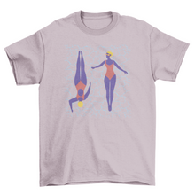 Load image into Gallery viewer, New Mexico Guy Graphic T-shirt Women Swimming | New Mexico Collection
