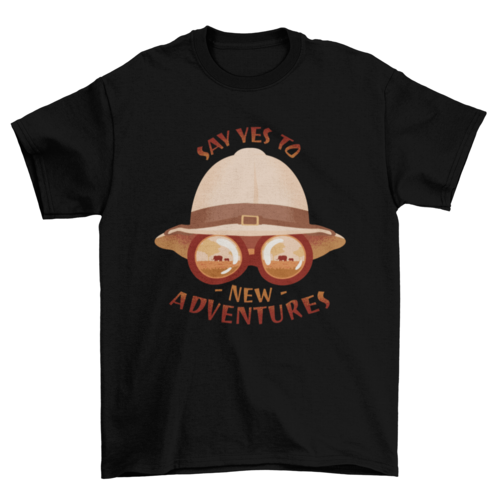 Adventures safari t-shirt design