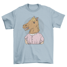 Load image into Gallery viewer, Brown horse mask t-shirt
