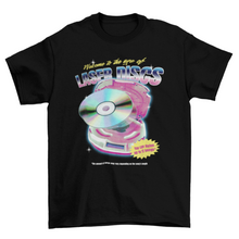 Load image into Gallery viewer, 90&#39;s laser discs t-shirt
