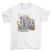 Load image into Gallery viewer, Espresso coffee machine t-shirt
