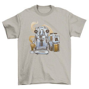 Espresso coffee machine t-shirt