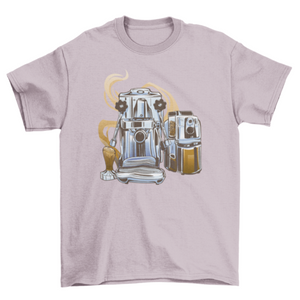 Espresso coffee machine t-shirt