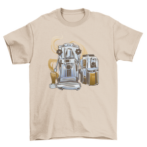 Espresso coffee machine t-shirt