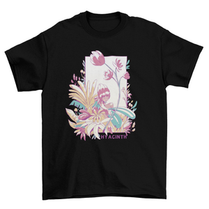 Fantasy fairy flowers t-shirt