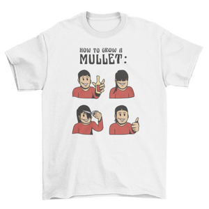 Funny haircut scenes t-shirt