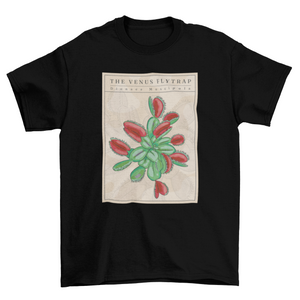 Carnivorous plant flytrap t-shirt