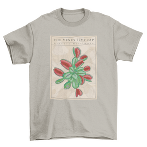 Carnivorous plant flytrap t-shirt