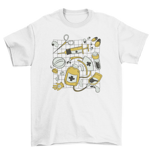 New Mexico Nurse Medical Elements | T-shirt