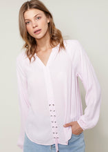 Load image into Gallery viewer, Women&#39;s Lace Up Blouse
