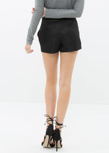 Load image into Gallery viewer, Women&#39;s Black Trouser Shorts
