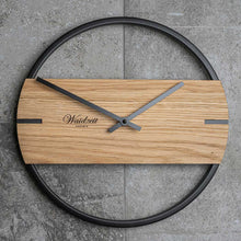 Load image into Gallery viewer, Waidzeit Wall Clock Novum oak
