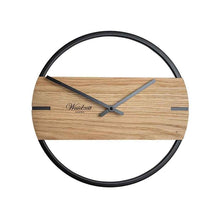 Load image into Gallery viewer, Waidzeit Wall Clock Novum oak
