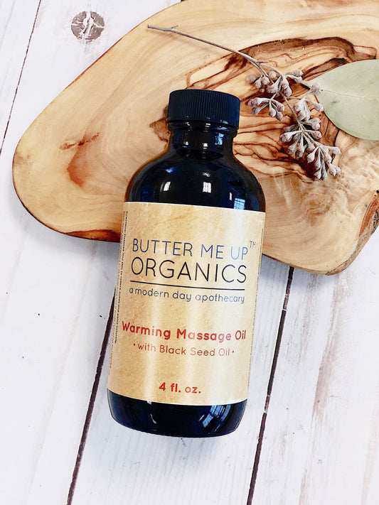 Organic Warming Massage Oil  / Muscle Ache Reliever | Pharmacy