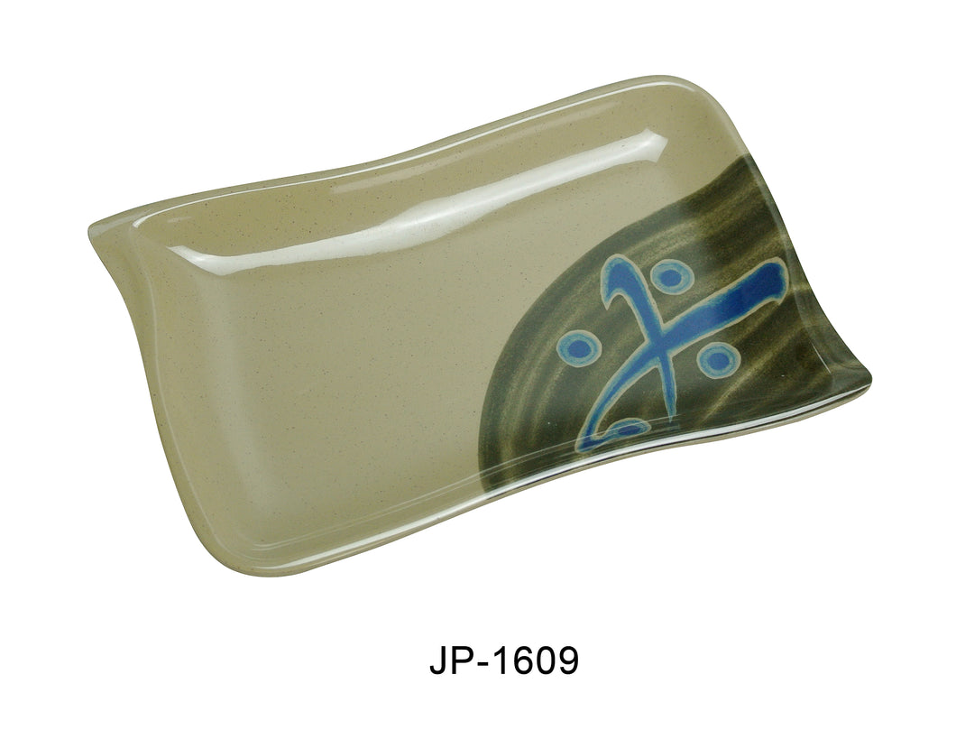 Yanco JP-1609 Japanese Rectangular Plate Wave Shape