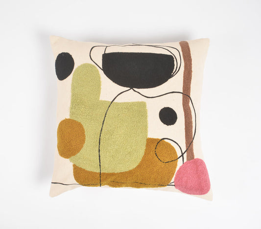 Abstract Modern Embroidered Cushion Cover | Decorative Pillows