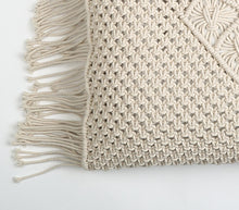 Load image into Gallery viewer, Diamond Macrame Fringed | Cushion Cover
