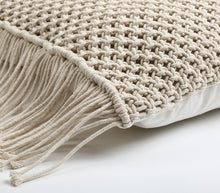 Load image into Gallery viewer, Diamond Macrame Fringed | Cushion Cover
